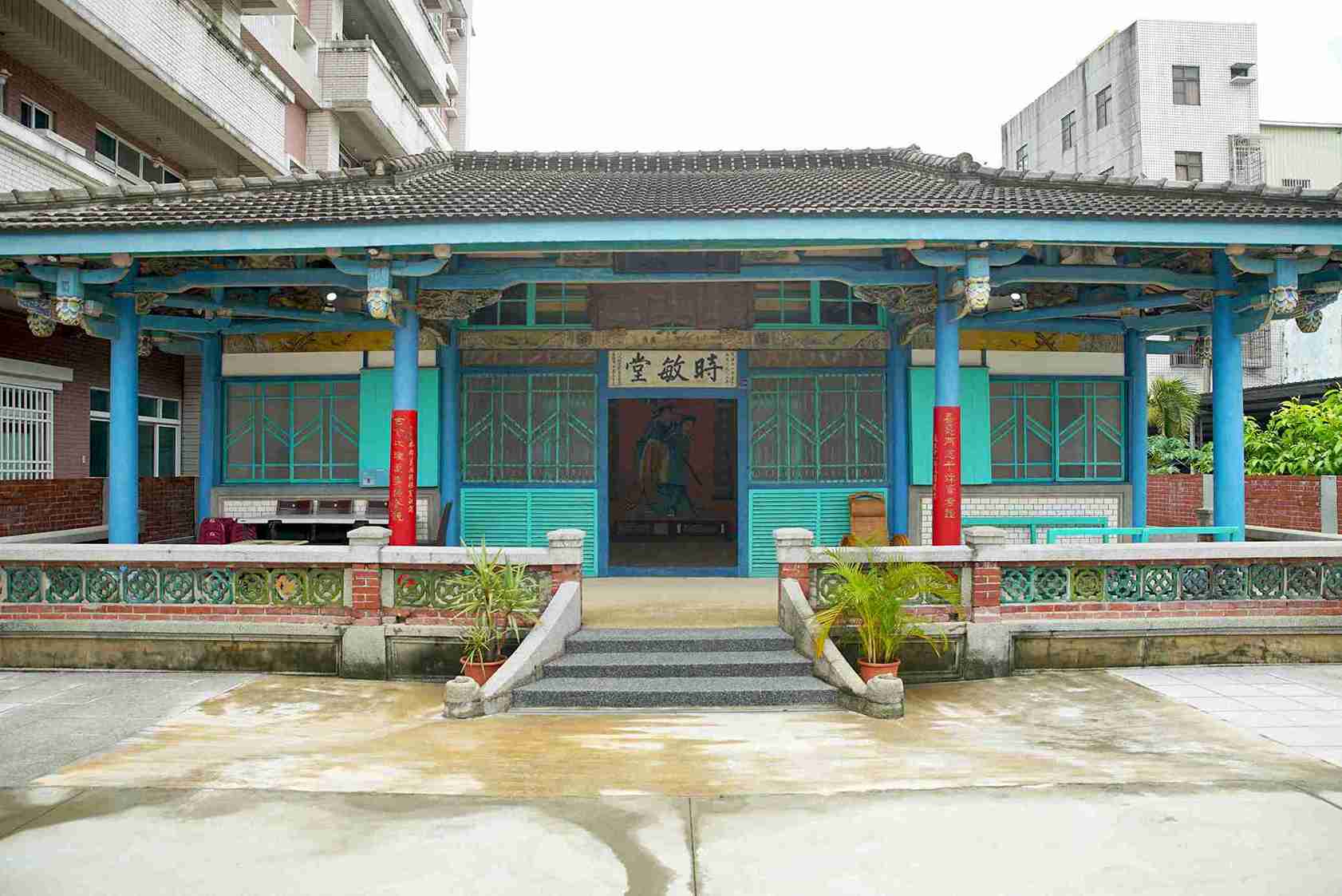 原嘉義城隍廟戲臺(時敏堂)
